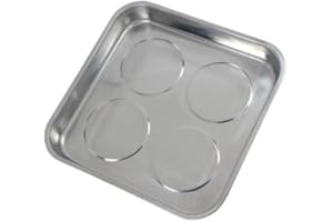 CANNON NEILSEN TOOLS 9.5" MAGNETIC PARTS TRAY STAINLESS STEEL