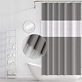 badezimmer vorhang waschen WASSERDICHT - Unsere Duschvorhänge mit der richtigen Dicke verwenden eher weiches Material als billiges Plastik. Wasser wird nicht durchseifen und der untere Saum wird nicht weggeblasen.