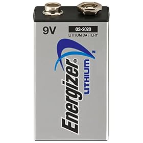 Energizer Lot de 4 Piles au Lithium 9 V L522-9V-FR22-E 9 V