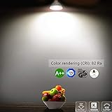 einbaustrahler hochvolt led Energiesparende 4500K Neutralweiß Einbauspots ✔ Mit diesen natürliche Farben dank 82 Ra Hohe Farbwiedergabeindex und 600 Lumen Helligkeit schaffen es eine angenehme Ausleuchtung aber auch fast 90% Energie sparen können.