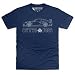 Produktbild Shotdeadinthehead PistonHeads GT3 RS T-Shirt, Herren, Dunkelblau, L