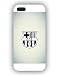 Produktbild Mewmewtat - Best Premium Iphone 5 / 5s Hard Plastic Cell Phone Hülle Case Personalized Dust Proof Anti Slip Ultra Thin Slim Drop Protection Fc Barcelona Back Film Protector Skin For Girls