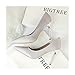 Produktbild 2019 Women Pumps Shoes Pointed Toe Office Women's Shoes Fashion Solid Flock High Heels Shoes for Women 9219-20 Gray 10