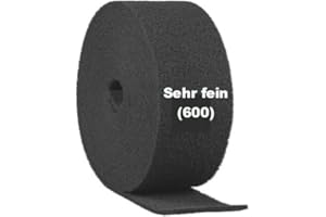 FARBMANUFAKTUR CONTURA NUR DAS BESTE FÜR IHR HOLZ Contura Schleifvlies Rolle 1000mm Schleifmatte sehr fein - 600 Körnung Schleifpapier Edelstahl Holz Metall Lack