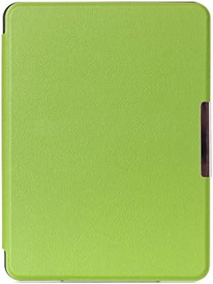 easyDigital® Kindle Touch 8th Generation - 2016 Release E-Reader PREMIUM Smart Leather Case Cover Flip Pouch with Magnetic Support Sleep Wake Function e reader Cover/Sleeve For All-New Kindle, 6" Glare-Free Touchscreen Display, Wi-Fi 2016 Edition - Book Style Case, includes Stylus Pen &amp; Screen Protector (Kindle E-reader - 2016 Release, Green)