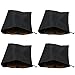 Produktbild LAAT Drawstring Schuh Sack Travel Schuhbeutel Packung mit 4 weichen Nylon Schuh Tote Taschen Schuhe Stiefel Staubdicht Organizer Aufbewahrungsbeutel Koffer für Reise Camping Schützen Schuhe