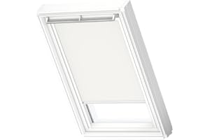 ‎VELUX VELUX Original Dachfenster Verdunkelungsrollo für MK06, Weiß, mit weißer Führungsschiene