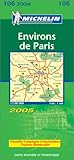 Image de Carte routière : Environs de Paris (départements 78 - 92 - 93 - 94 - 95)