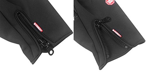 Fahrradhandschuhe, Touchscreen, wasserdicht und winddicht von Browill, Winterhandschuhe, Radsport Handschuhe, Sporthandschuhe, Geeignet für den Outdoor Sport wie Radsport, Reiten, Skifahren, Klettern, Laufen, Wandern, Autofahren , Camping, [L, Schwarz] - 5