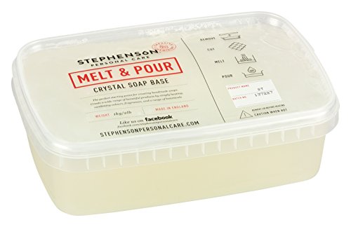 Glycerinseife transparent im praktischen Schmelzbehälter - 1kg