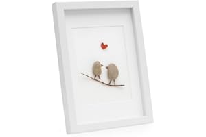 PHOTOLINI 3D cornice A4 21x30 cm bianco, profonda con vetro e passe-partout, cornice per oggetti fino a 1,5 cm di profondità, legno MDF - perfetta per il fai da te e come regalo