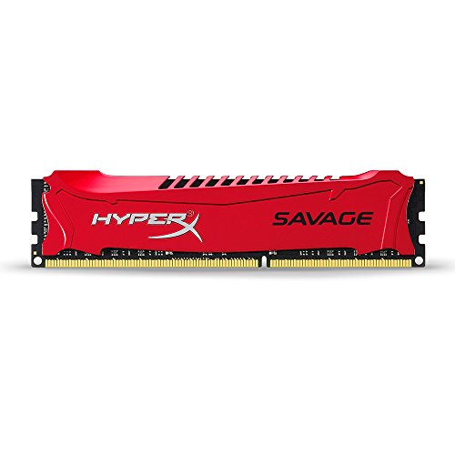 HyperX Savage 32 GB (4 x 8 GB) 2400 MHz DDR3 CL11 DIMM XMP Memory Module, Red