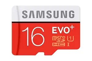 Samsung Memory Card(16 gb) microSD Full HD Memory Card with Adapter(SG-MC-16) -Red & White