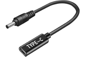 Artilits 3.0x1.1 mm USB C Male to Female Connector, 19V DC Adapter Made for Acer, Samsung Laptop Series