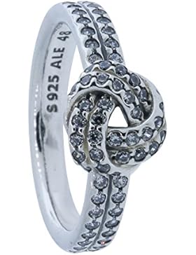 190997CZ-60 Ring Funkelnder Liebesknoten Gr 60