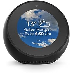 Amazon Echo Spot, Intelligenter Lautsprecher und Bildschirm mit Alexa - Schwarz