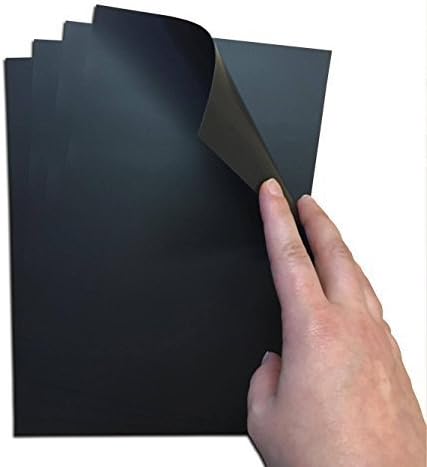 4 x A5 Plain Magnetic Sheets 0.5mm for Spellbinder Die Storage Craft Flexible Placement Mat (This is NOT self Adhesive)
