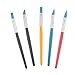 IGEMY 5Pcs Carving Dotting Tool Wooden Handle Silicone Nail Art Brushes Pens (color)