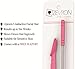 Facial Hair Remover For Women - Gently & Effectively Remove Unwanted Face Hair - ZEVRON Epilator Wand - Quick & Effective Without The Use of Waxing, Threading tools, Tweezers, Laser Treatments or Bleaching Creams