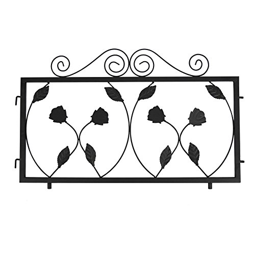 1PLUS Rankgitter Beetzaun Rankzaun Rankhilfen , 4 Zaunelemente Set, 4 x 57,5 x 46 x 1,4 cm, in verschoiedenen Varianten (Poulsen) - 2