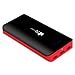 Price comparison product image EC Technology 22400mAh Power Bank Ultra High Capacity External Battery 3 USB Output External Battery Pack With LED Flashlight Portable Charger for iPhone, iPad, Samsung, Nexus, HTC and More- Black & Red