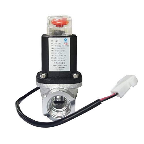 Preisvergleich Produktbild LPG-Erdgas-Notabsperrmagnetventil DC9V-12V für Hauptsicherheits-Warnungssystem für alarmierende Leckgas-Rohrleitung