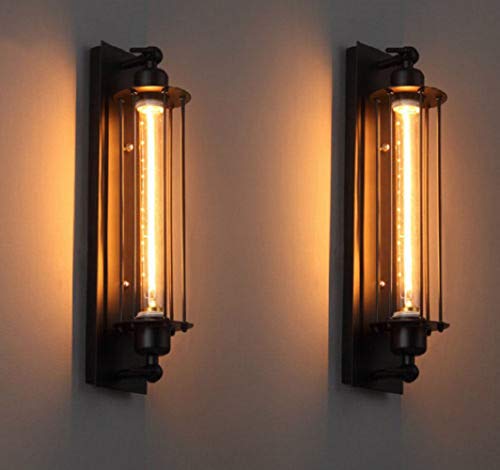 Fltrade 8w Led Wandlampen Innen Drahtkafig Edison Vintage Retro