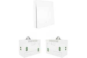 ZOREI Interruttore Senza Fili, Trasmettitore Ricevitore RF, Installazione Punto Luce Senza Rompere il Muro, 220V 10A Max 2200W, Interruttore Wireless Senza Pile (2 Ricevitori + 1 Interruttore da 1 Tasto)
