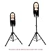 Anself Adjustable Mannequin Head Tripod Hairdressing Training Head Holder Salon Hair Clamp Wig Stand