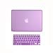 Produktbild Topideal Hardcase / Schutzhülle, gummiert, matt, inkl. farbigem Tastatur-Cover, für MacBook White A1342 13,3 Zoll (33,78 cm), Violett
