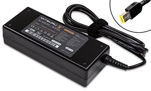 Mitsuru® 90W 20V Netzteil AC Adapter Ladegerät für Lenovo IdeaPad U430 S510p S410p-00397 S210 G710-00132 G510 G505s G700 G500s G500 G405s G405 G400 B590 B490s G505 Lenovo Partnumbers: 20AN0095GE , mit Netzkabel - 3
