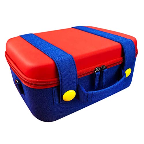 Preisvergleich Produktbild 99native Für Nintendo Switch Case Eva-Hartschalen Multifunktion saufbewahrungstasche spielmaschine Paket Eva Mobile Festplatte stromdaten Kabel digitales zubehör Aufbewahrungstasche (Rot)