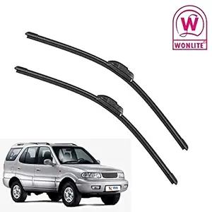 Wonlite Car Wiper Blades compatible for Tata Safari Set of 2 Pcs R 24 L 20