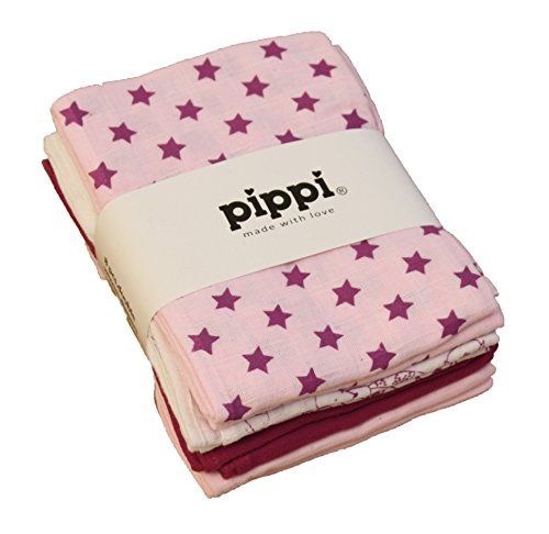 Pippi Baby - Mädchen Schal Diapers Ao-printed 8-pack