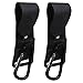 NUOLUX Pram Clip Pushchair Stroller Metal Hanging Clip Hooks 2pcs (Black)