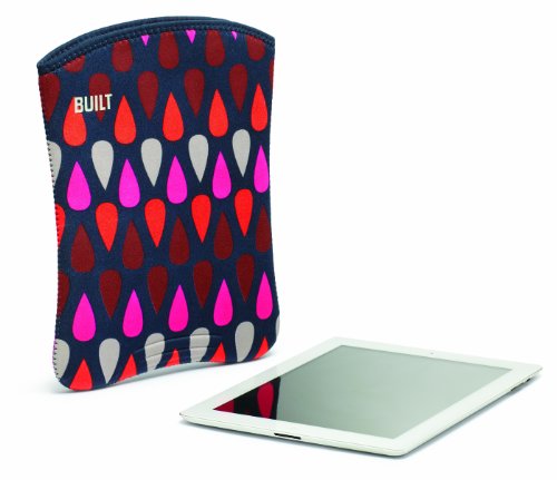 Built A-SSD2-RDP Slim Neoprene Sleeve iPad -Rain Drop - 3