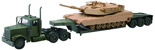 Preisvergleich Produktbild New Ray 1 / 32 Freightliner Lowboy W / M1A1 Tank by New Ray