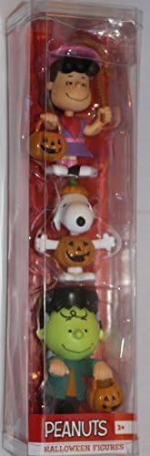 Peanuts Lucy Snoopy and Charlie Brown Halloween Figures
