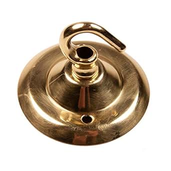 Deckenhaken aus Messing für Lampe, Kronleuchter, 75 mm Durchmesser