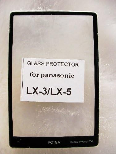 Optical Glass LCD Screen Protector for Panasonic Lumix LX-3/LX-5/LX7 Cameras