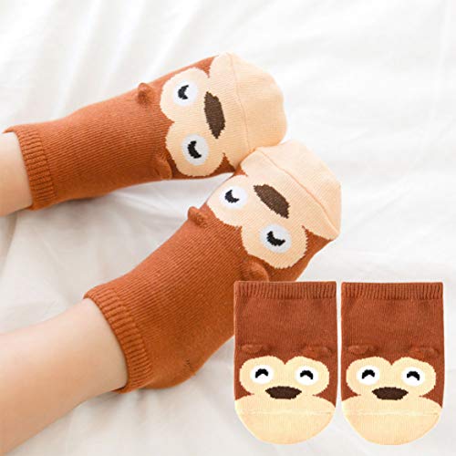 JiXUN 2019 New 2018 Socks Kids Girl Boy Baby Socks Cotton Cartoon Cute Animal Autumn and Winter Socks Warm Autumn and Winter Socks(None M CE)