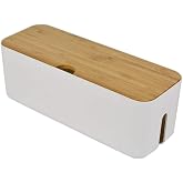 Cable Organizer Box | Power Strip Organizer|Cable Organizer Box|Hidden &amp; Hide Power Strips and Electrical Cables for TVs, Com