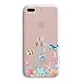 Price comparison product image iPhone 7 Case,iPhone 8 Case for Girl,Cute Seaworld Tropical Beach Whale Starfish Saying I Need Vitamin Sea Palm Tree Blue Ocean Anemone Fish Shells Octopus Summer Clear Soft Case for iPhone 7/8
