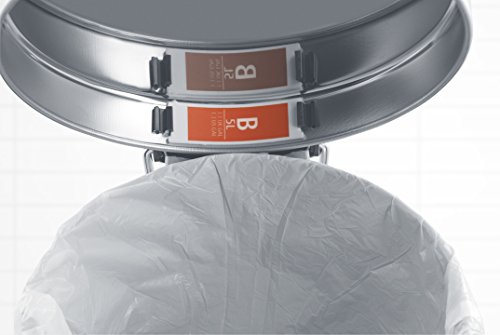 Treteimer 5 L mit Kunststoffeinsatz / White - 5