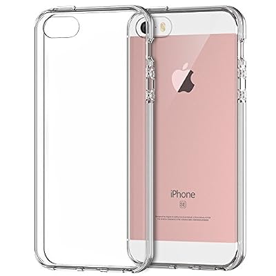 JETech Coque iPhone SE, JETech Etui Case Housse Cover pour Apple iPhone 5 5S SE - HD Clear