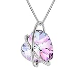 ♥Collar cristal rosa♥ Bienvenido a probar nuestros colgantes corazón cristal para mujeres. Esperamos que te guste este hermoso collar corazón para mujer. Si compras el collar rosado de las mujeres y el pulsera rosado juntos, habrá un descuento.