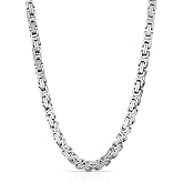 Men's Necklace King Chain Stainless Steel (60cm-0.4mm)