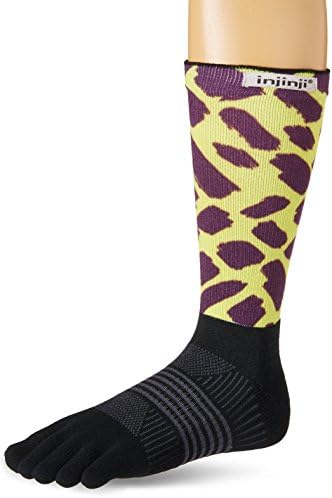 Trail Midweight Crew Womens Running Toe Socks - Wild Fur