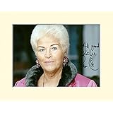 PAM ST CLEMENT PAT BUTCHER EASTENDERS SIGNED AUTOGRAPH PHOTO PRINT IN MOUNT