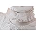 Wawoo®Infant Christening Gowns Toddler Baby Girls Birthday Dress White Cotton Lined Clothes Princess Party Dress 0-24 Month